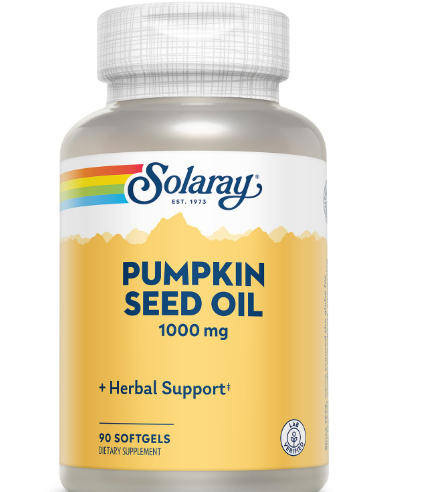 Solaray Pumpkin Seed Oil 1000mg 90 Softgels